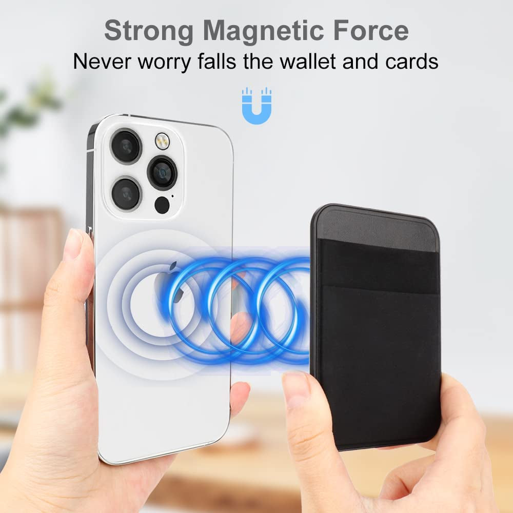 WALLFID Magsafe Wallet Compatible with Iphone 12/13/14 Mini/Plus/Pro/Max,Rfid Credit Card Case Holds 5 Cards. (Style-2)  WALLFID   