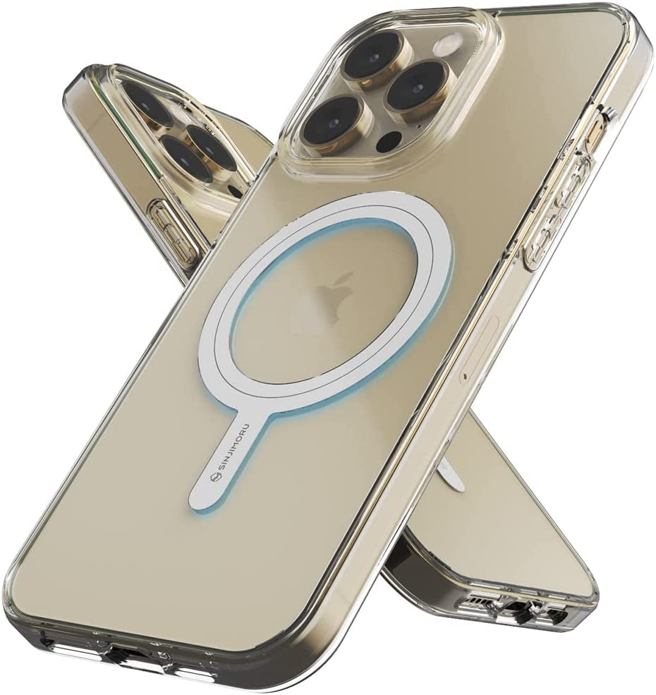 Sinjimoru Shockproof Iphone Case with Magsafe, PC & TPU Clear Phone Case for Iphone Case for Magsafe. M-Airclo for Iphone 14 Pro  Sinjimoru Co.Ltd iPhone 14 Pro Max case  