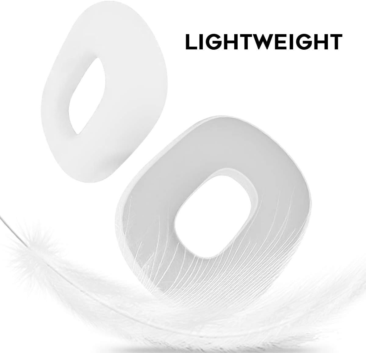 Seltureone Case Compatible for Airpods Max Earpads, Earcup Cover Protector, Silicone Earphone Protective Earpad Cover Accessories for Airpod Max Headphones Ear Pads, White  Seltureone   