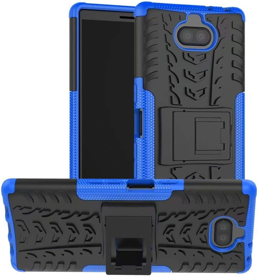 Jielangxin Keji Case for Sony Xperia 8 Case Cover,Case for Sony Xperia 8 Case Shockproof Mobile Phone Case Stand Blue  Jielangxin Keji   