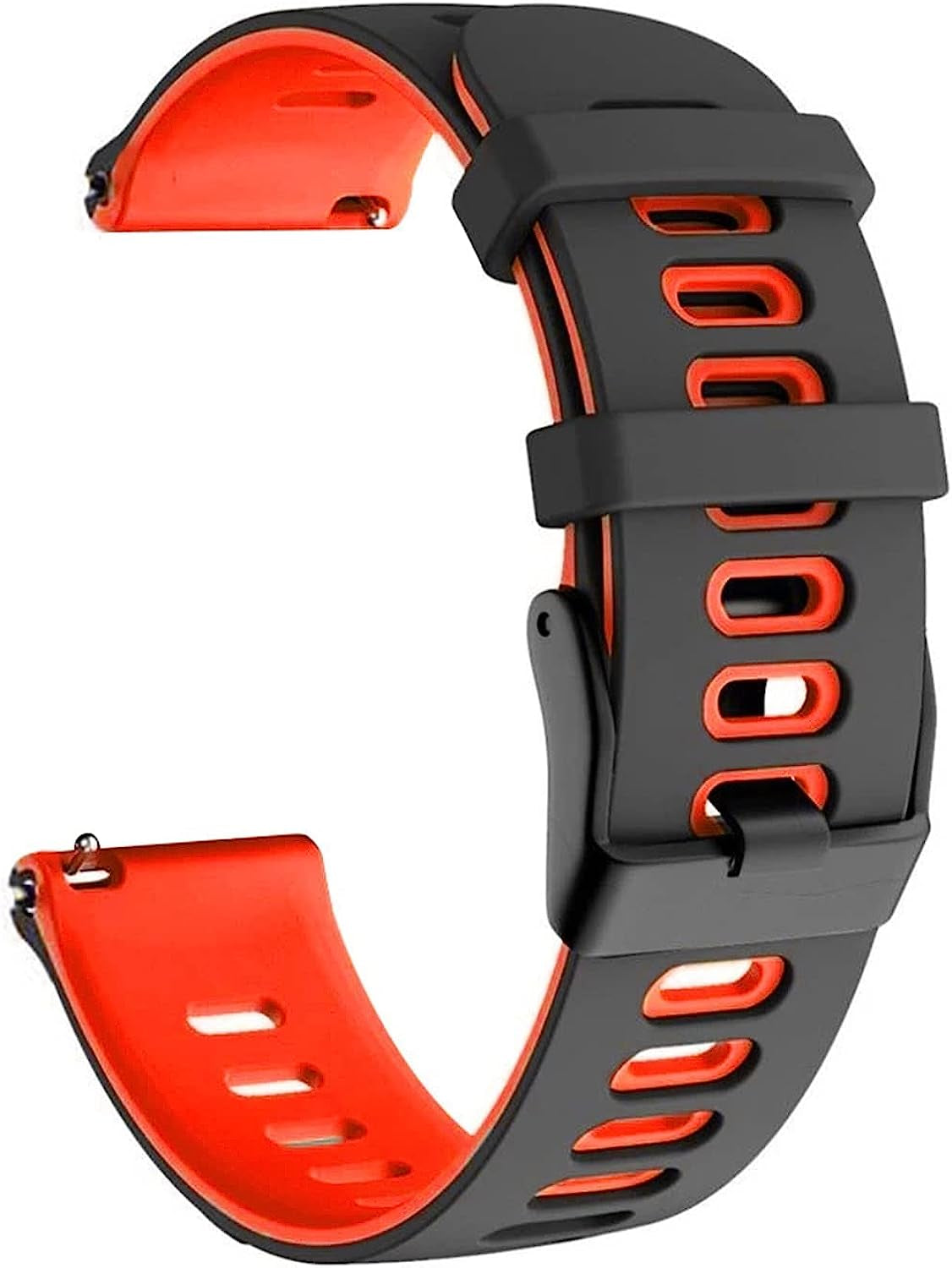 CZKE 20Mm Replacement Band for Samsung Galaxy Watch 3 41Mm Silicone Strap Galaxy Watch Active 42Mm Watchband Active2 40 44Mm Bracelet  CZKE-CN Black Green Active 2 44mm 