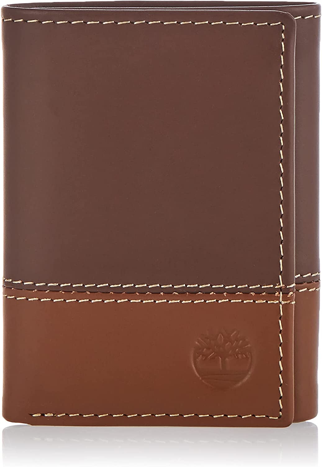 Timberland Men'S Leather Trifold Wallet with Id Window  Timberland Accessories Brown/Tan One Size 