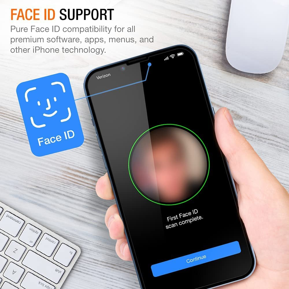 Trianium Tempered Glass Screen Protector Designed for Apple Iphone 13 (2021) /Iphone 13 Pro (2021), 3 Pack [Alignment Case Tool Included]  Trianium   