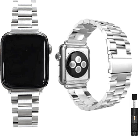 Sappheiros Compatible with Apple Watch Band 42Mm 44Mm 40Mm 38Mm Solid Stainless Steel Wristband Replacement for Iwatch Strap Series 6/5/4/3/2/1/SE for Men and Women  Sappheiros   