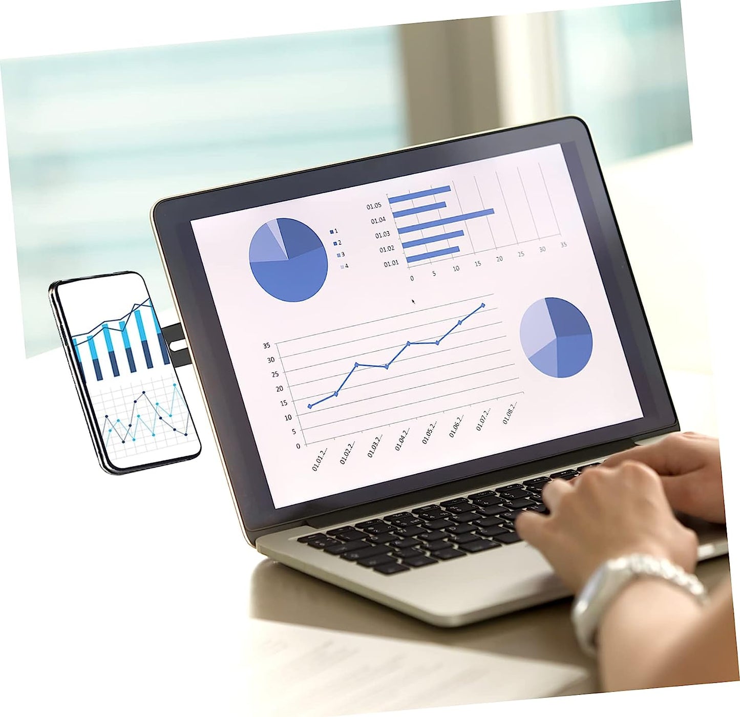 WOONEKY Bracket Magnetic Car Holder Laptop Holder for Desk Laptop Car Mount Magnetic Phone Stand for Desk Magnetic Laptop Rack Phone Bracket Stand for Laptop Magnetic Laptop Holder  WOONEKY   