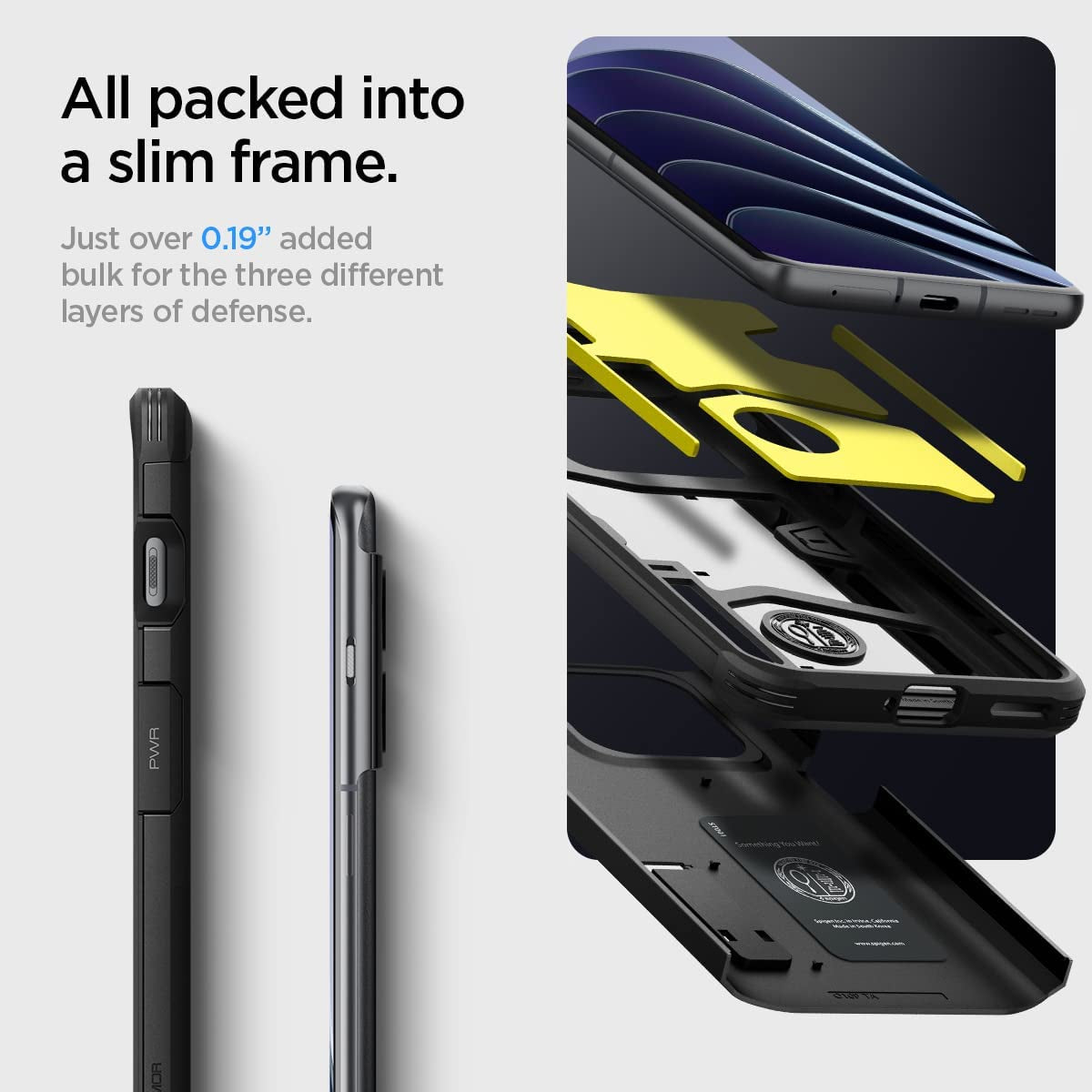 Spigen Tough Armor Designed for Oneplus 10 Pro 5G Case (2022) - Black  Spigen   