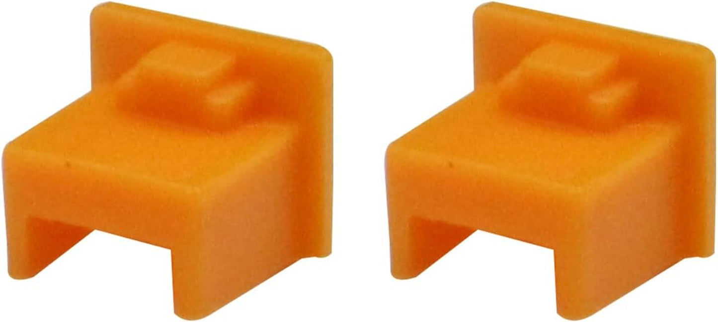 20Pcs RJ-45 Plug Protector Dust Covers, Plastic RJ45 a Female Anti-Dust Plug Ethernet Hub Port Protector for RJ45 Female Port (Blue)  Generic Yellow  