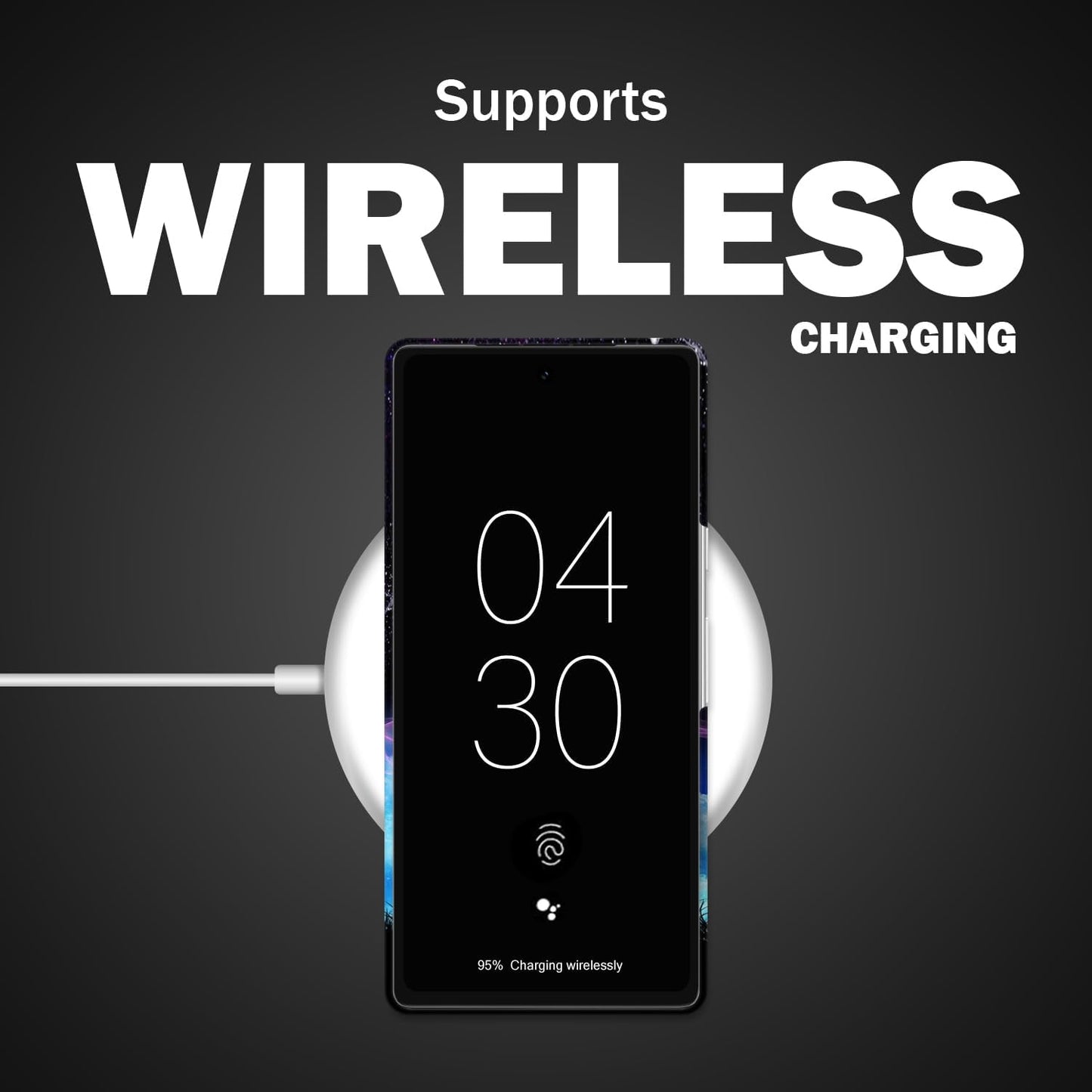 Glisten - Google Pixel 7A Case, Google Pixel 7A 5G Case - Space Galaxy Wolf Face Design Printed Cute Plastic Hard Snap on Protective Designer Back Phone Case/Cover for Google Pixel 7A. [6.1"]  Glisten   