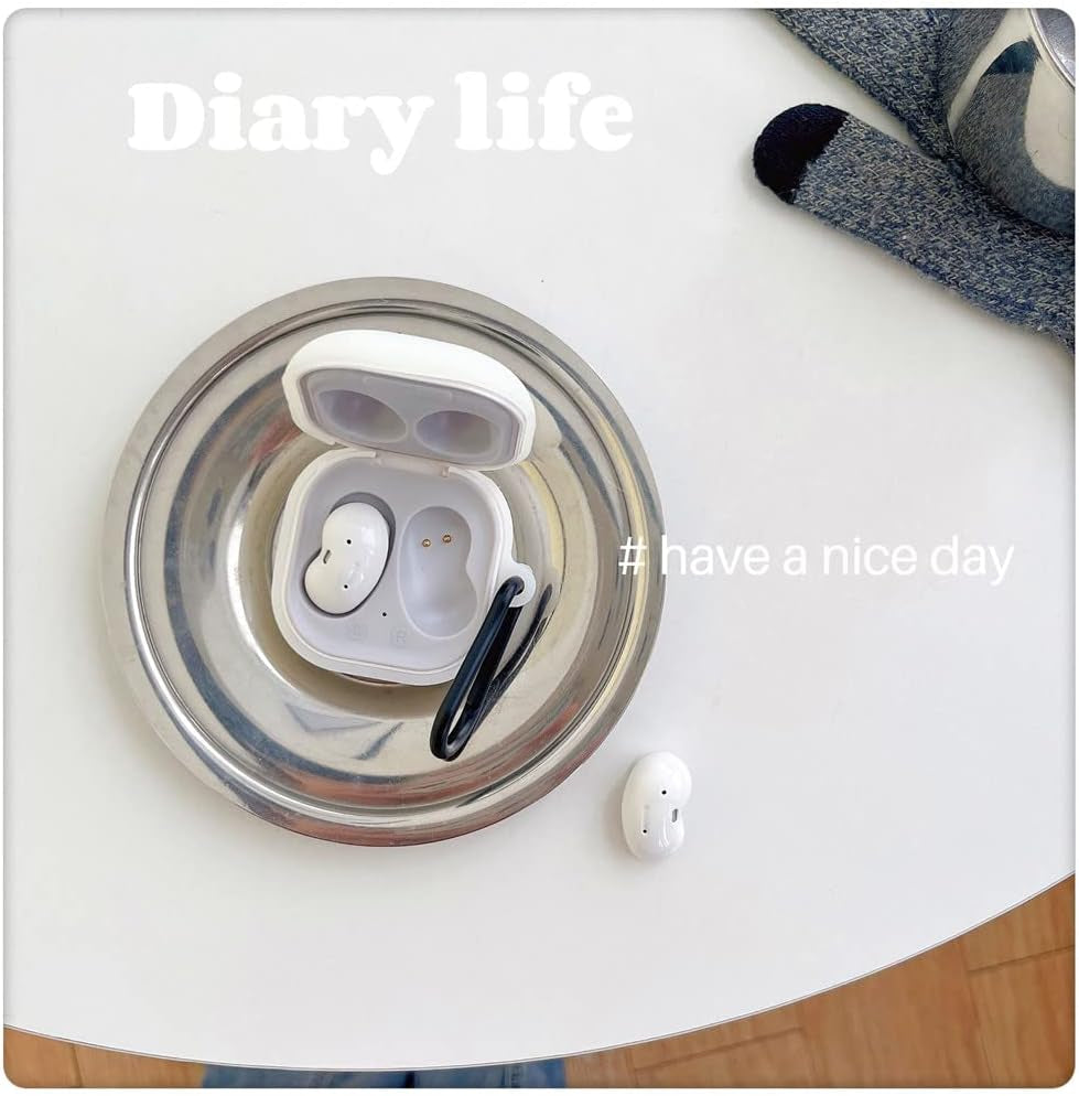 Suitable for Samsung Galaxy Buds 2 Pro Case/Galaxy Buds Pro Case/Galaxy Buds 2 Case/Galaxy Buds Live Case/Cartoon Skull Character Skin，With Keychain Protective Cover Accessories (Skull)  Yvonne Zhang   