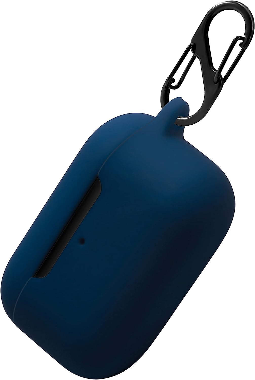 Geiomoo Silicone Carrying Case Compatible with Echo Buds 2Nd Gen, Portable Scratch Shock Resistant Cover with Carabiner (Teal)  Geiomoo Navy Blue-Echo  