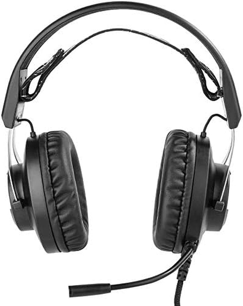 YHLZ Gaming Headset, Gaming Headset Over-Ear Headphone Colorful LED Lights with Microphone Volume Control 3.5Mm+Usb for PC Laptop Smart Phone  Rivia   