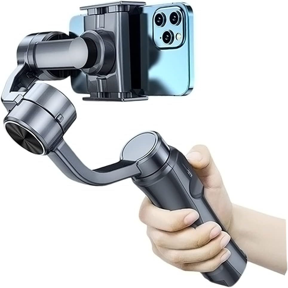 3 Axis Gimbal Stabilizer for Smartphone with Tripod,Foldable Phone Gimbal for Android and Iphone 14 PRO MAX, Stabilizer for Video Vlog Live Streaming  CYKE   