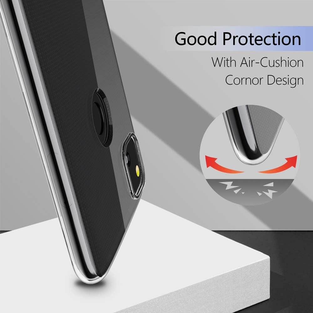 SNOSHO for Google Pixel 4A Case,Slim Thin Soft Skin Silicone Flexible TPU Gel Anti-Scratch Shockproof Protective Case Cover for Pixel 4A [NOT Compatible with Pixel 4A 5G],Crystal Clear  SNOSHO   