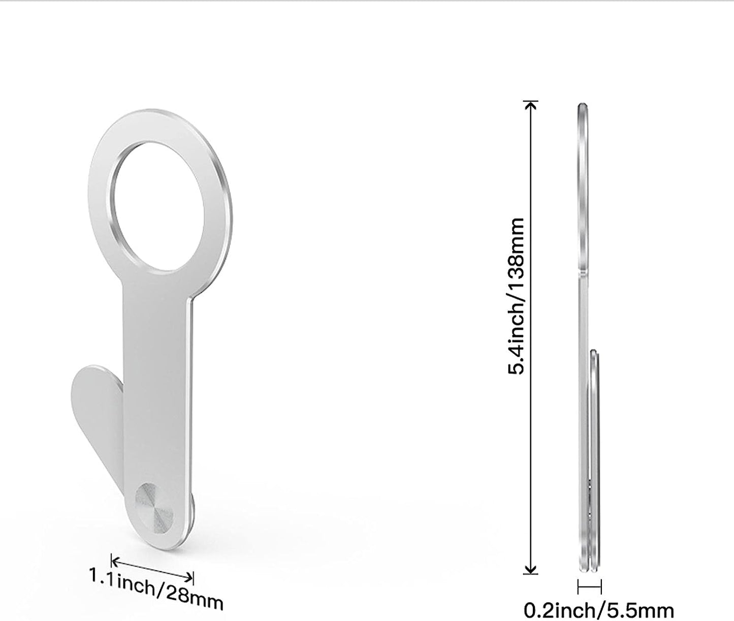 MIMINU Phone Holder for Laptop - Adjustable Magnetic Phone Mount Laptop,Lap Screen Side Phone Holder Extender Attach to Computer Monitor for Universal Smartphone  MIMINU   