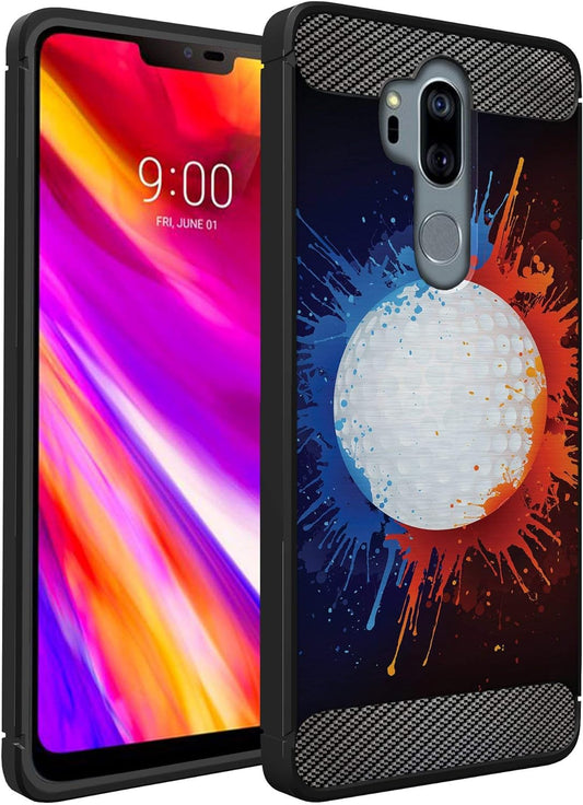 Casesondeck Sports Case Compatible with LG G7 / LG G7 Thinq- Flex Max Matte TPU Perfect Fitted Case Slim and Elegant (Golf)  CasesonDeck   