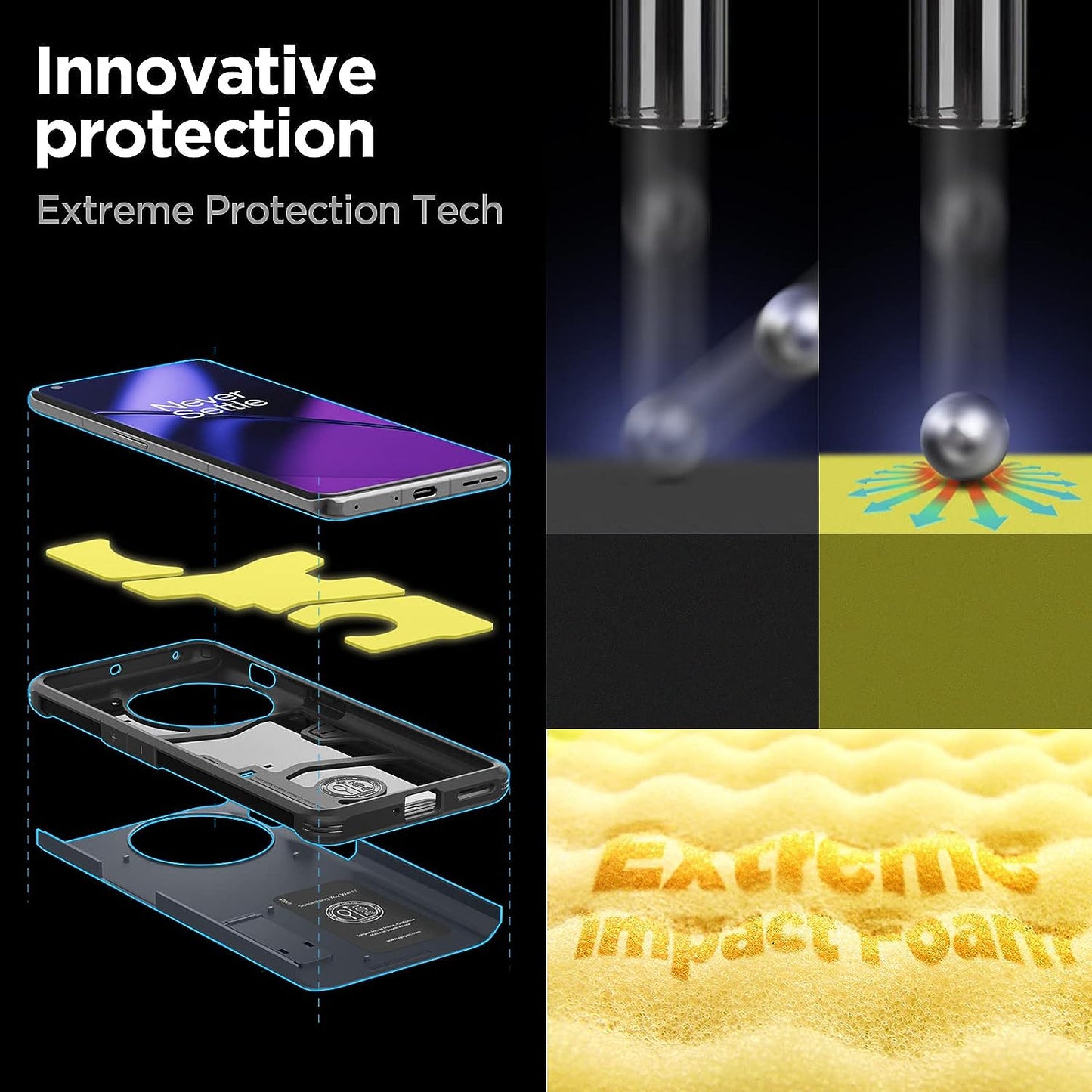 Spigen Tough Armor Designed for Oneplus 11 Case (2023) - Metal Slate  Spigen   