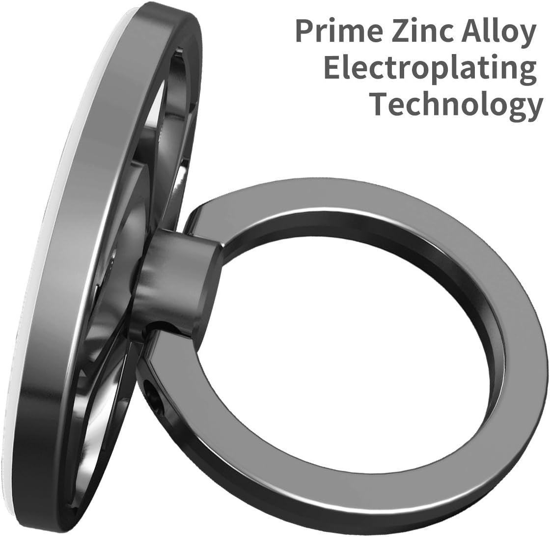 Anti-Anxiety Finger Ring Stand, Ebulous 360° Rotation Spinner Mobile Cell Phone Ring Stand Holder with Grip Kickstand Universal [Washable/Reusable] for Iphone/Ipad/Samsung Note/Tablets Etc (Red)…  CC-Show   