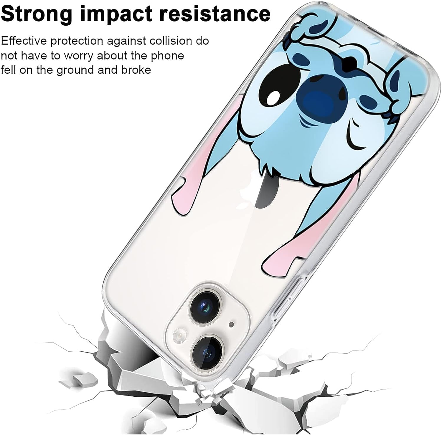 [2 Pack] Cute Case for Apple Iphone 13 Mini Case, Cartoon Kawaii Character Aesthetic Cool Phone Cases Girly for Girls Boys Kids Women Men Clear Soft TPU Protective Cover Funda for Iphone 13 Mini 5.4"  QSN US   