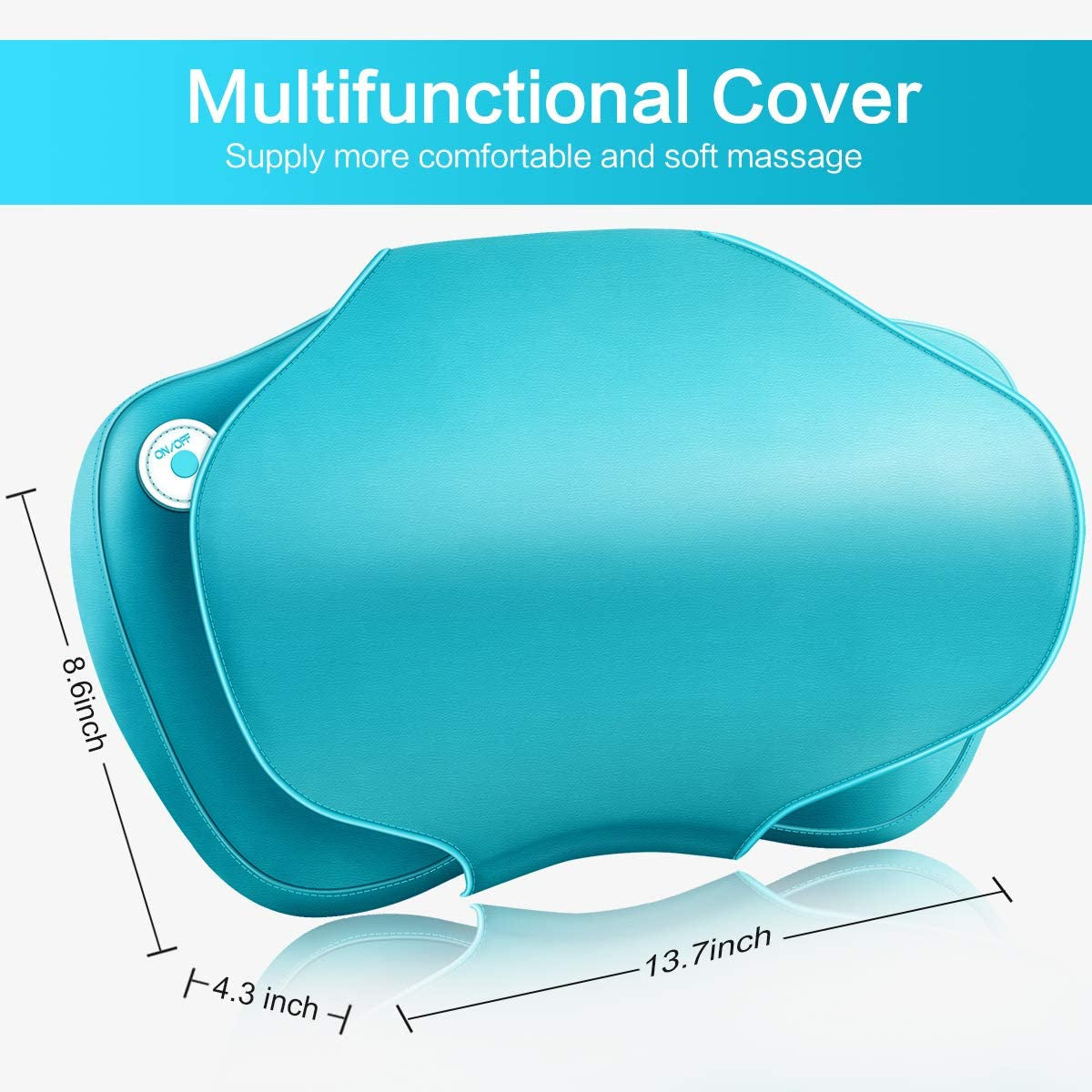 Back Massager with Heat - Neck Massager Gifts for Women, Men, Mom, Dad, Parents- Perfect Presents Idea for Valentines Day, Mothers Day, Fathers Day Gift  Magic Makers   