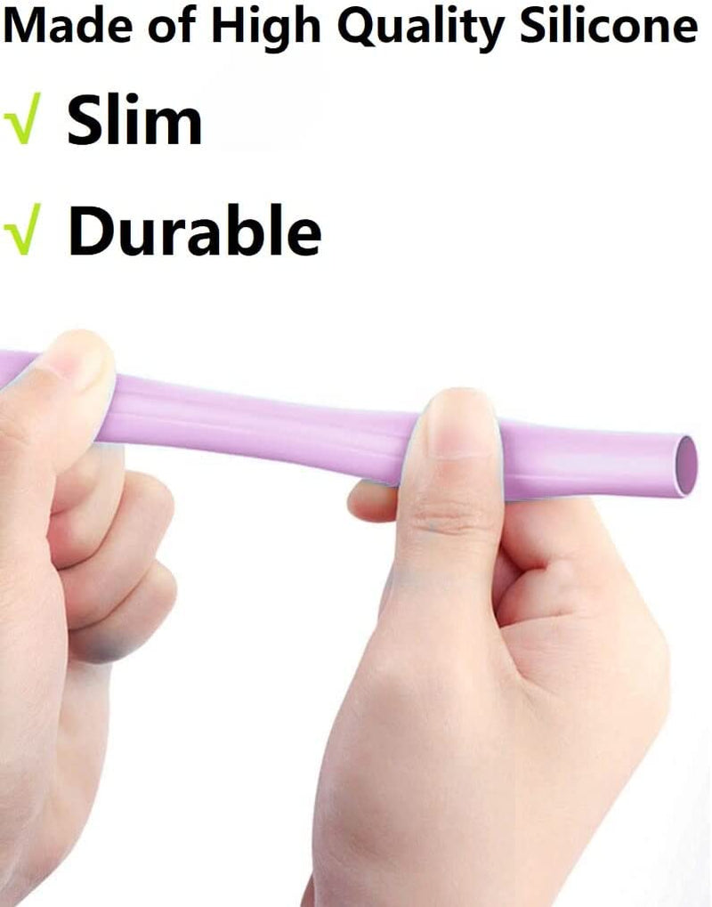 JNSA 4 Pack Ipencil 1 Sleeve Cover Silicone Holder Compatible with Apple Pencil 1St Gen, Grip Skin Case Accessories Compatible with Ipad Pencil 1 Gen with Nib Cap,Pc14Pwpgp  JNSA   