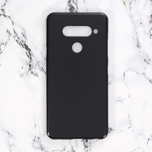 Shantime LG V40 Thinq Case, Scratch Resistant Soft TPU Back Cover Shockproof Silicone Gel Rubber Bumper Anti-Fingerprints Full-Body Protective Case Cover for LG V40 Thinq (Black)  Shantime   