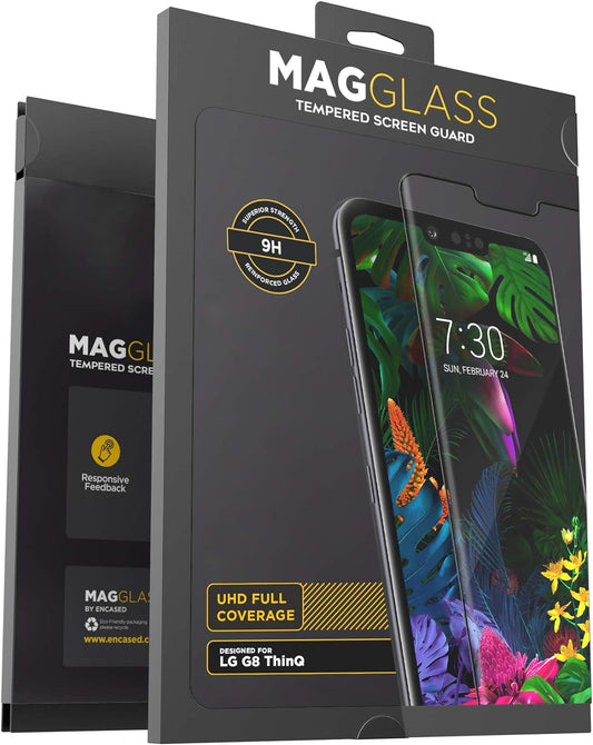 Magglass LG G8 Thinq Tempered Glass Screen Protector (Scratch Resistant) Ultra Clear Display Guard (Case Friendly)  Magglass for LG G8 ThinQ   