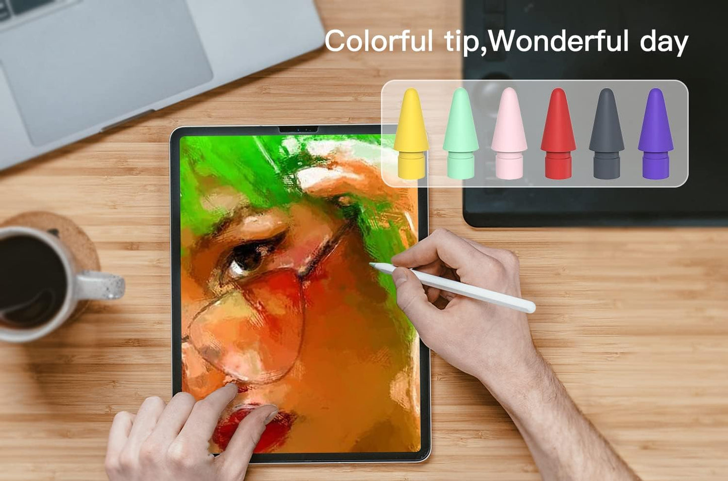 5 Color Tip Compatible with Apple Pencil Tips  AWINNER   