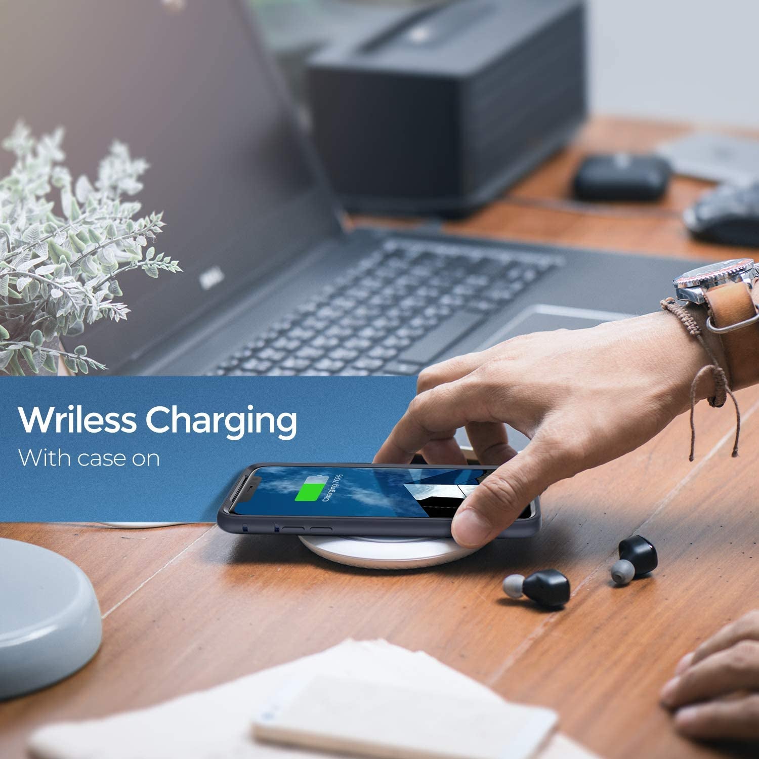 Oribox for Iphone 13 Case Blue, [10 FT Military Grade Drop Protection], Soft-Touch Finish of the Liquid Silicone Exterior Feels, Heavy Duty Shockproof Anti-Fall Case for Iphone 13,6.1 Inch, Blue  ORIbox   