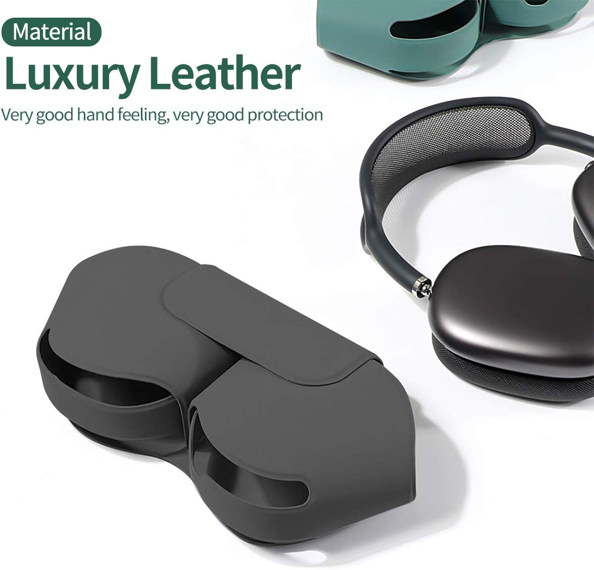 Airpods Max Case, Automatic Sleep Function Protective Headphones Case for Dust and Scratch, Automatic Sleep Function Protective Headphones Case for Dust and Scratch (Black)  CENMASO   