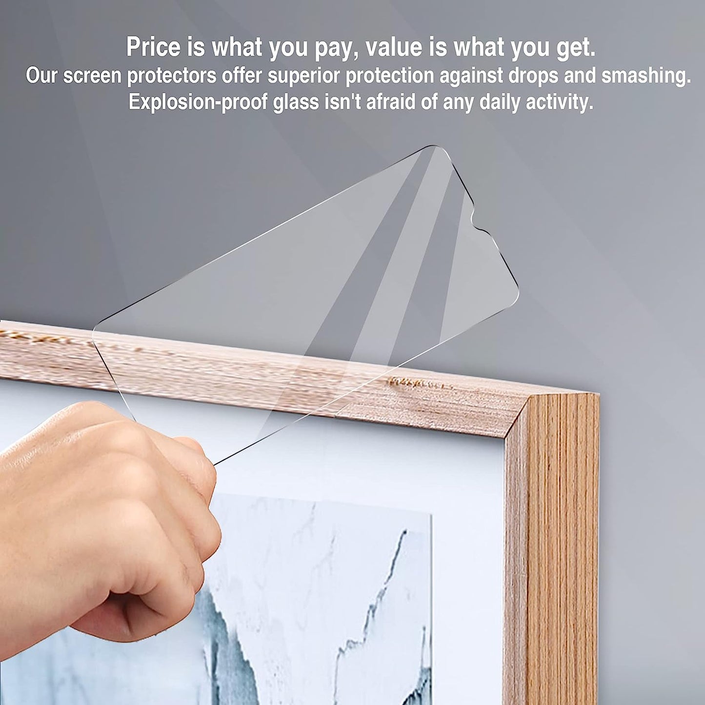 Foneskream [4 Pack] Compatible for Samsung Galaxy A04S/A04/A03/A03S/A02S/A02/A12 Screen Protector 6.5 Inch Tempered Glass 9H Hardness Case Friendly  Foneskream   