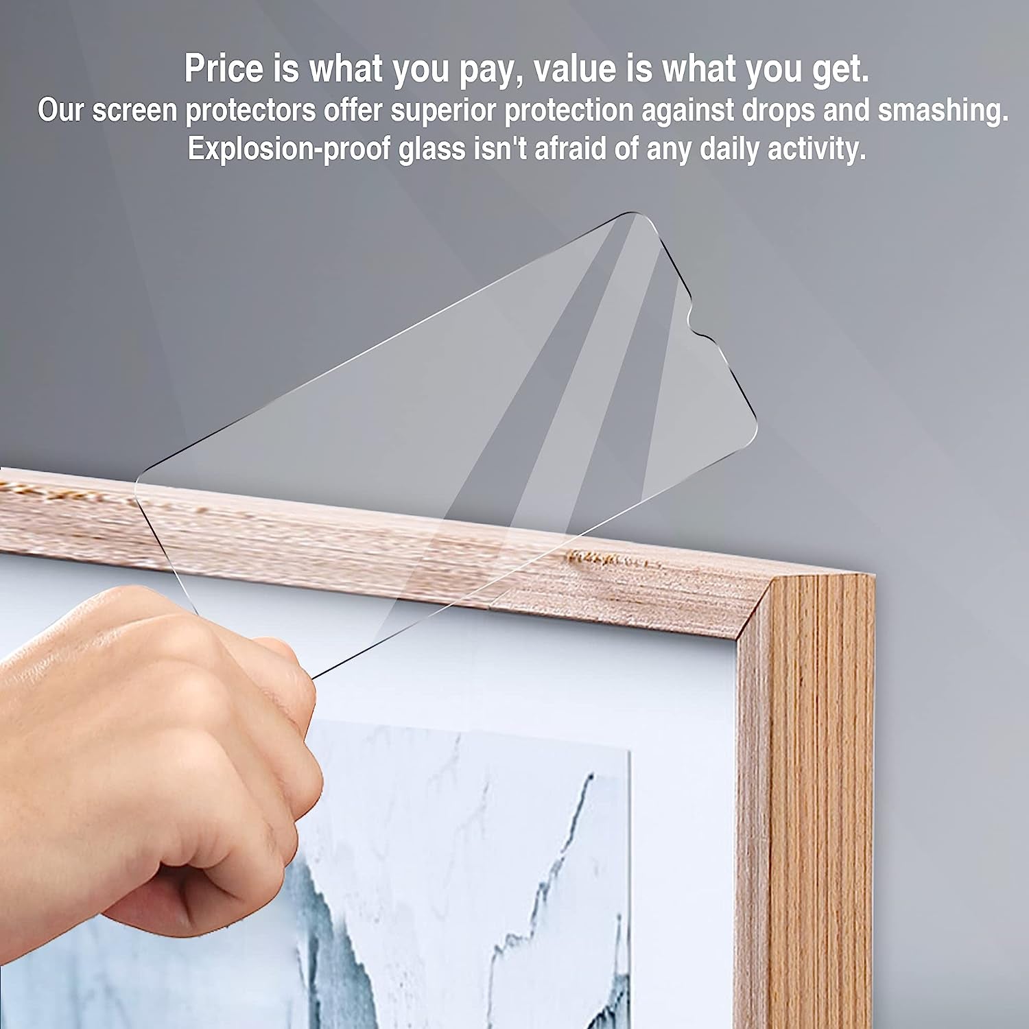 Foneskream [4 Pack] Compatible for Samsung Galaxy A04S/A04/A03/A03S/A02S/A02/A12 Screen Protector 6.5 Inch Tempered Glass 9H Hardness Case Friendly  Foneskream   