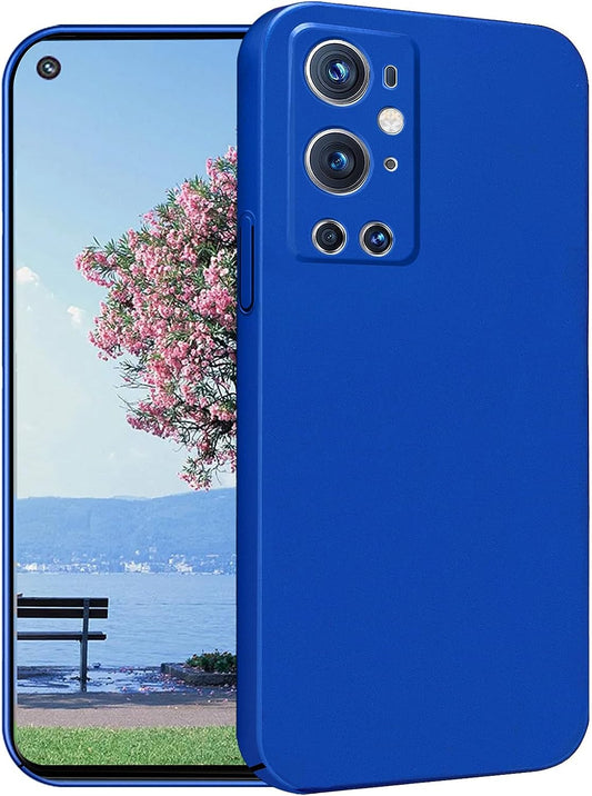 Yarxiawin for Oneplus 9 Pro Case Shockproof Pink, Oneplus 9 Pro Phone Case Thin Hard PC Protective Case Anti-Fingerprint Cover with Ultimate Delicate Touch Feeling (Dark Blue)  Yarxiawin   