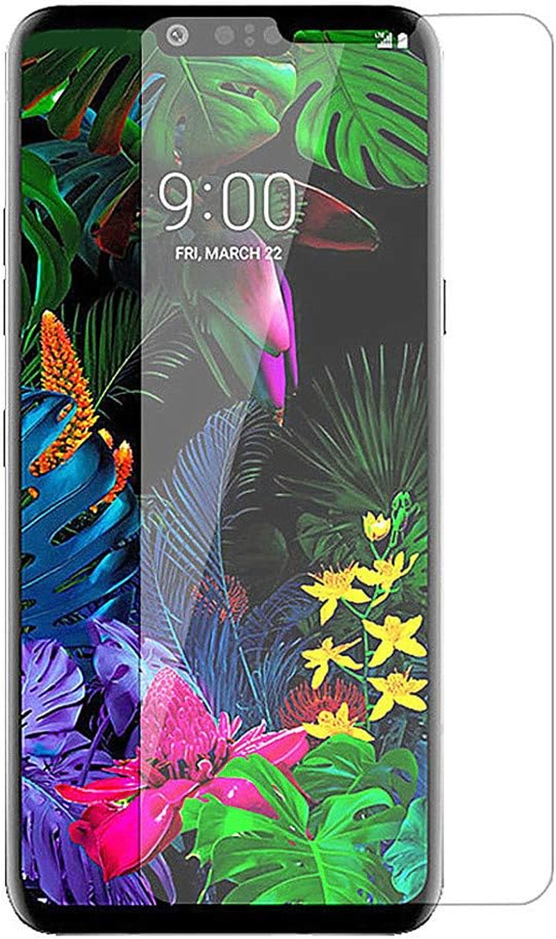 For LG G8 Thinq Tempered Glass Screen Protector, [2-PACK] HD Transparent Case Friendly Screen Protective Film for LG G8 Thinq  LG G8 ThinQ Clear Glass   