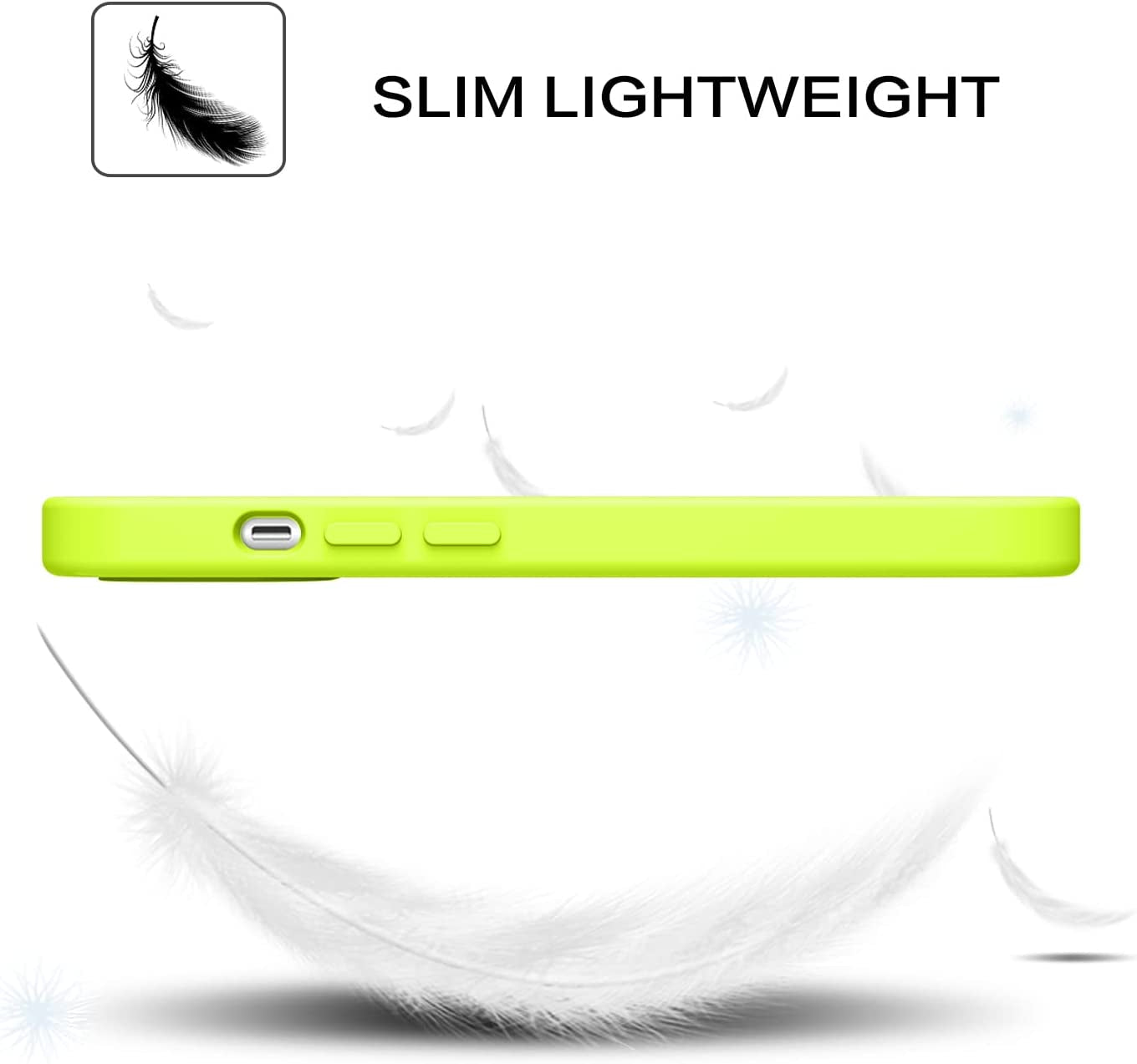 BENTOBEN Compatible with Iphone 14 Case, Liquid Silicone Gel Rubber Bumper Microfiber Lining Hard Back Shockproof Protective Phone Cover for Iphone 14 6.1",Hot Green  BENTOBEN   