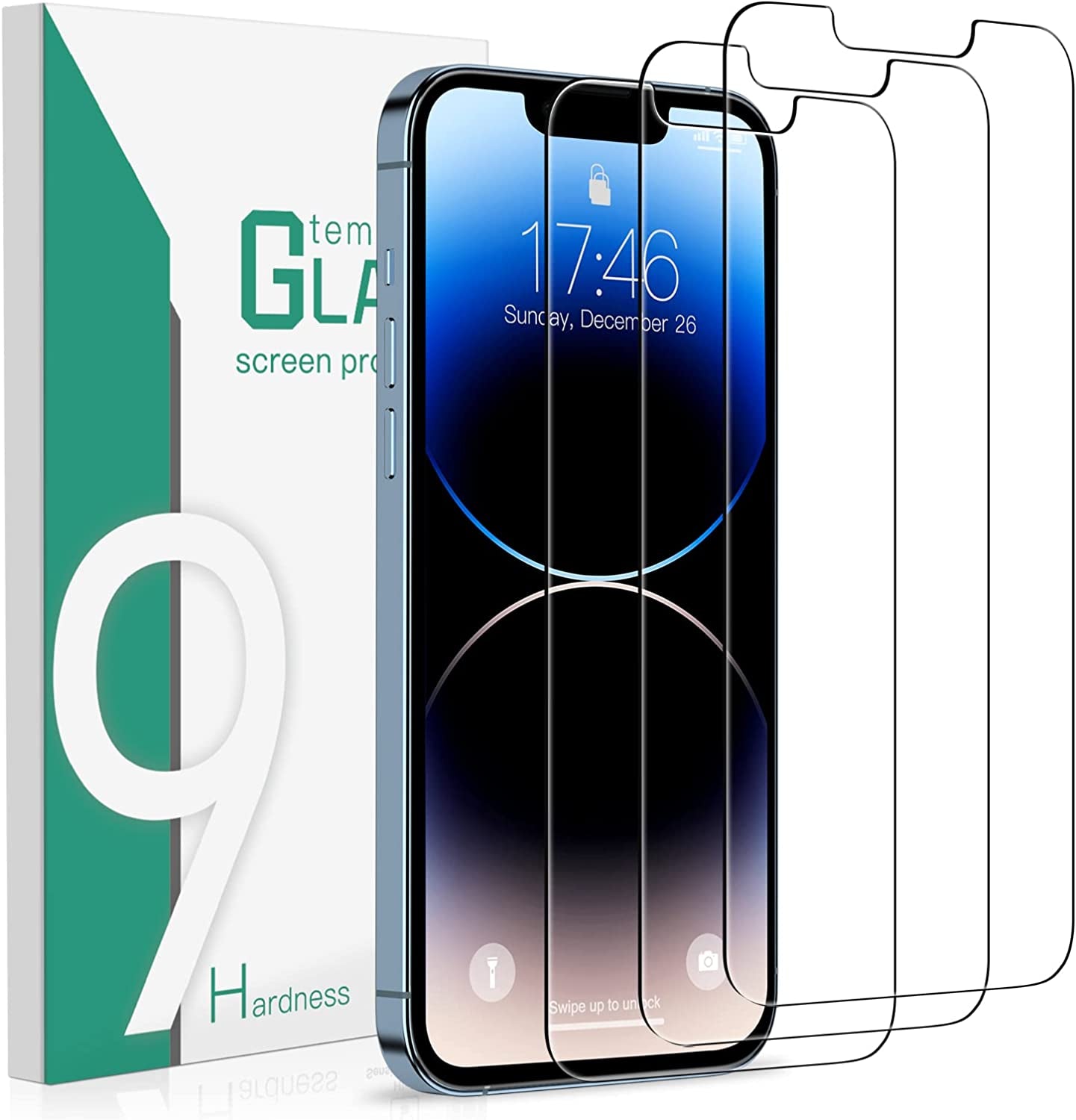 Degeyoyo Tempered Glass Screen Protector Compatible with Iphone 14/13/Iphone 13 Pro 6.1 Inch, Iphone 14/13/Iphone 13 Pro Screen Protector, Ultra HD, Case Friendly, Easy Install [3 Pack]  Degeyoyo 3 Pack iPhone 14 Plus 6.7''  