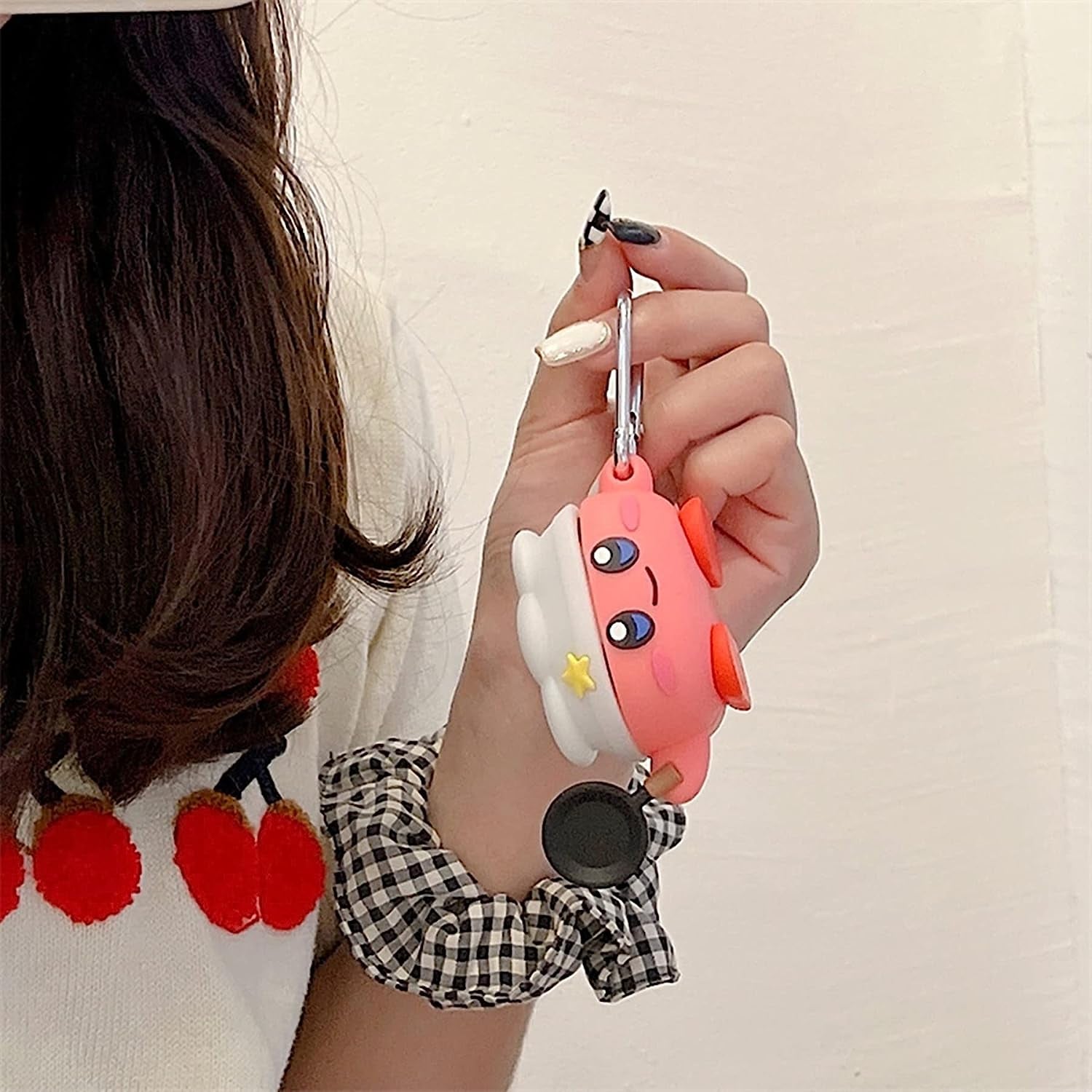 PVC Earphone Case for Samsung Galaxy Buds2 Pro/Galaxy Buds Live(2020)/Galaxy Buds Pro(2021)/Galaxy Buds 2 (2022) Charging Box,3D Cute Cartoons Anime Full Body Protective Cover with Keychain (Cook)  AOLABOKY   