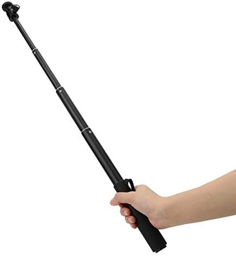 4 Sections Selfie Stick Telescopic Wireless Remote and Tripod Stand Selfie Stick, Ballhead Selfie Stick Tripod for Phone Vlog Video Shooting Live 1/4'' Screw Hole  Walfront   