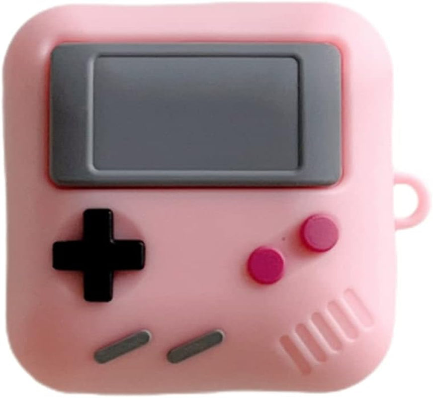 PFVXWJ Creative Case for Samsung Galaxy Buds 2 Pro/Buds Pro/Buds Live/Buds 2,Silicone Protective Cover with anti Lost Keychain,Fall Prevention Earbuds Case for Boys/Girls/Teens (Black)  PFVXWJ Pink  