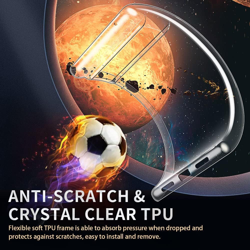 Bokoo Crystal Clear Google Pixel 6 Pro Case.Soft Slim Fit Transparent Plastic TPU Protective Silicone Cover Phone Cases for Google Pixel 6 Pro [Slim Thin & Comfort Grip] [Shockproof]  bokoo   