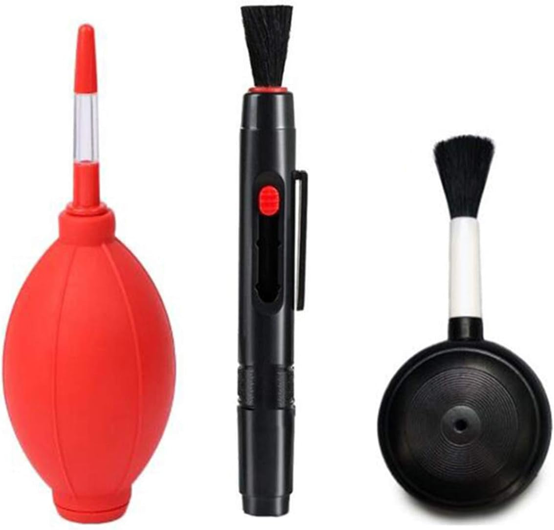 Dearjana Camera Cleaning Kit,Electronics Cleaning Tools Include Air Blower Pump,Lens Cleaner Pen and Dust Blower Cleaner with Brush for DSLR VCR DC Camera Lenses Telescope Filters Cleaning  Dearjana   