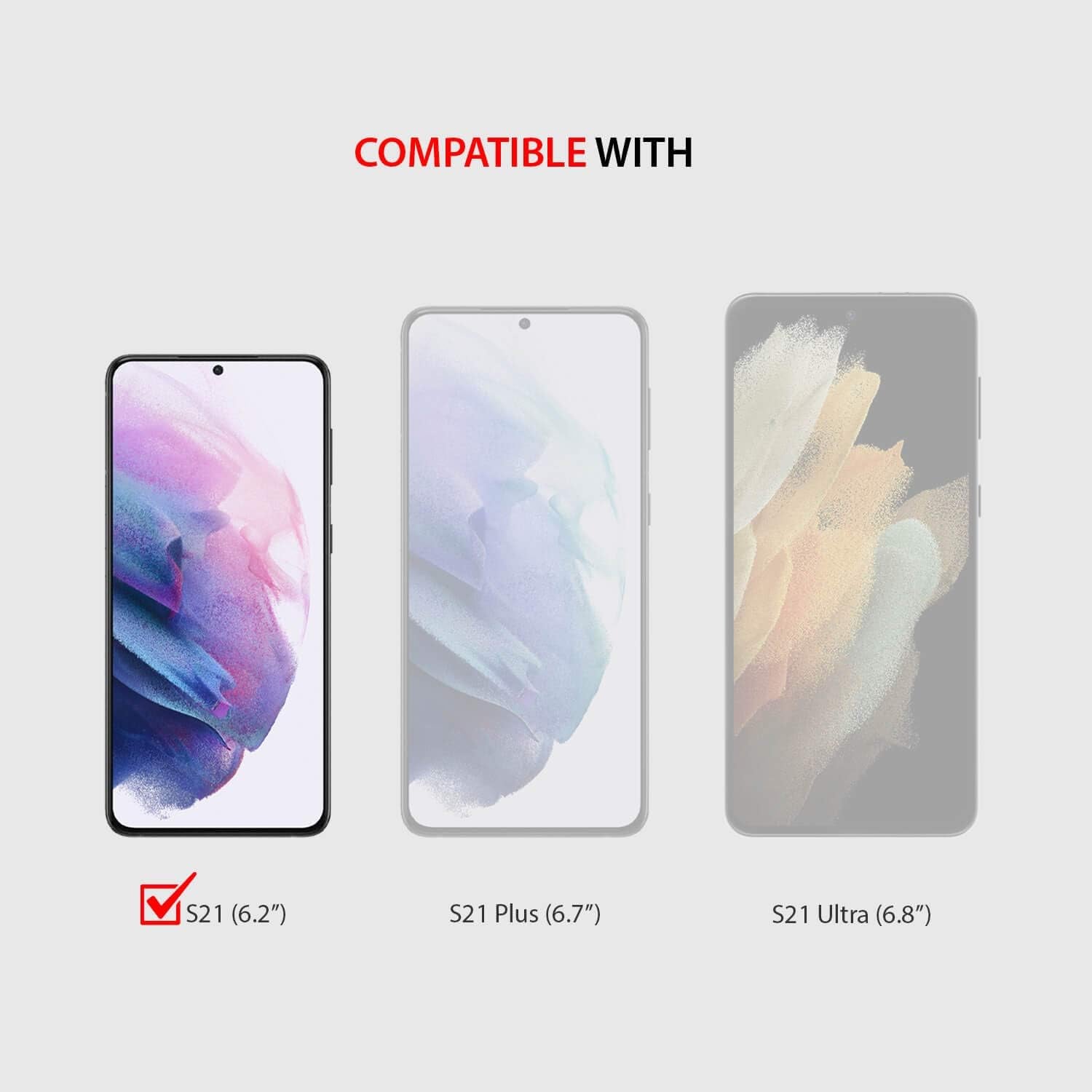 Zuslab Wallet Case Compatible with Samsung Galaxy S21 5G Phone Case with Card Holder Shockproof anti Scratch Compatible with Samsung Galaxy S21 5G with Screen Protector[X2Pack] Dark Blue  ZUSLAB   