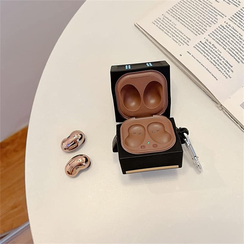 Fit Designed for Samsung Galaxy Buds2 Pro (2022) /Galaxy Buds 2 (2021) /Galaxy Buds Live (2020) /Galaxy Buds Pro (2021), Suublg Silicone Charging Case Protection Cover with Keychain  Suublg   