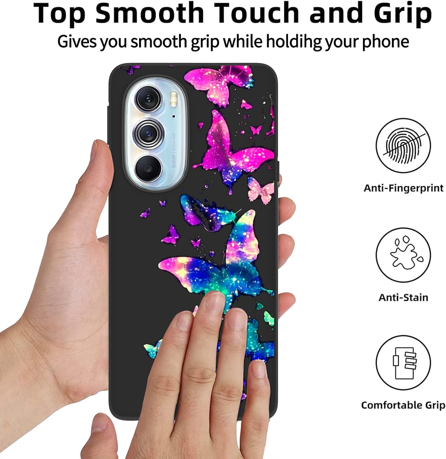 Warmson Case for Samsung A53 5G,Samsung A53 5G Case Full Body Matte Soft TPU Shock-Absorption Protective Galaxy A53 5G Case Slim Galaxy Butterfly Samsung Galaxy A53 5G Case for Women Girls Men  Warmson   