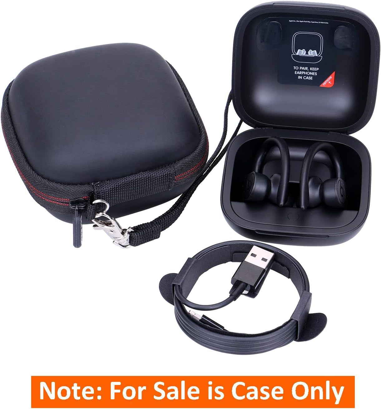 LTGEM EVA Hard Case for Powerbeats Pro Wireless Earbuds - Travel Protective Carrying Storage Bag  LTGEM   