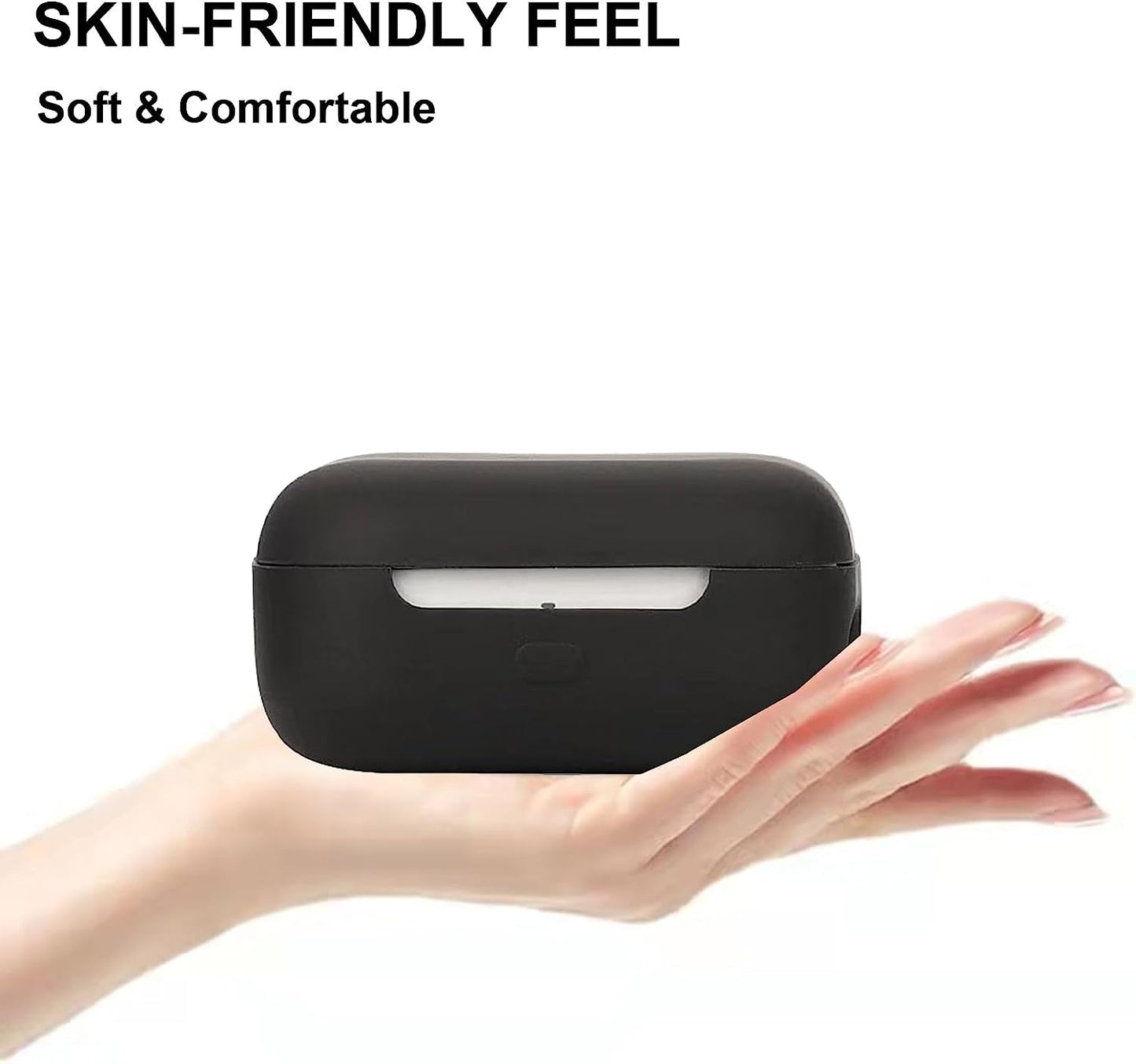 VAEKNVG Silicone Case for Echo Buds 2023, Shockproof Protective Earbuds Cover with Carabiner Accessories(Black)  VAEKNVG   