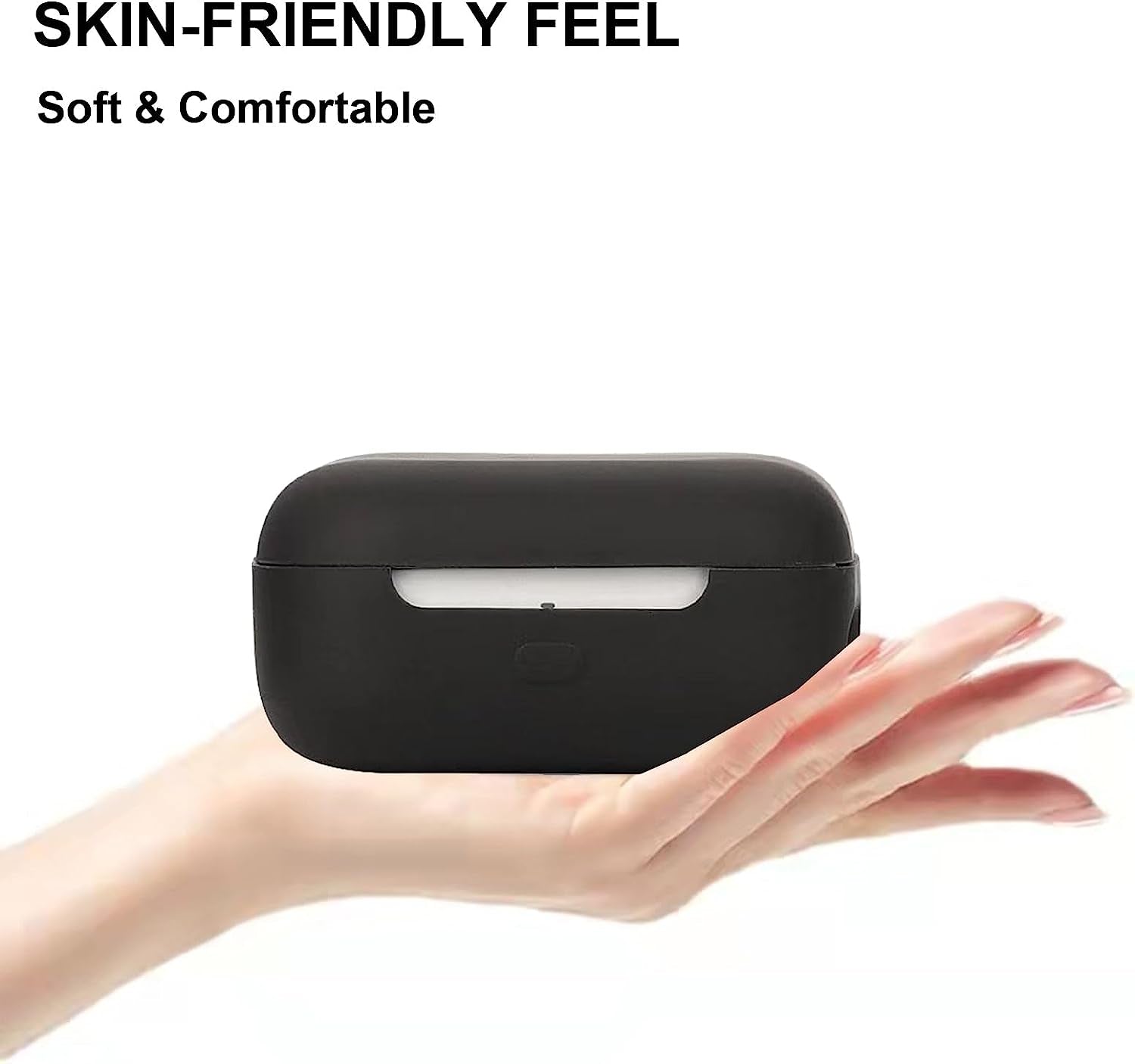 VAEKNVG Silicone Case for Echo Buds 2023, Shockproof Protective Earbuds Cover with Carabiner Accessories(Black)  VAEKNVG   