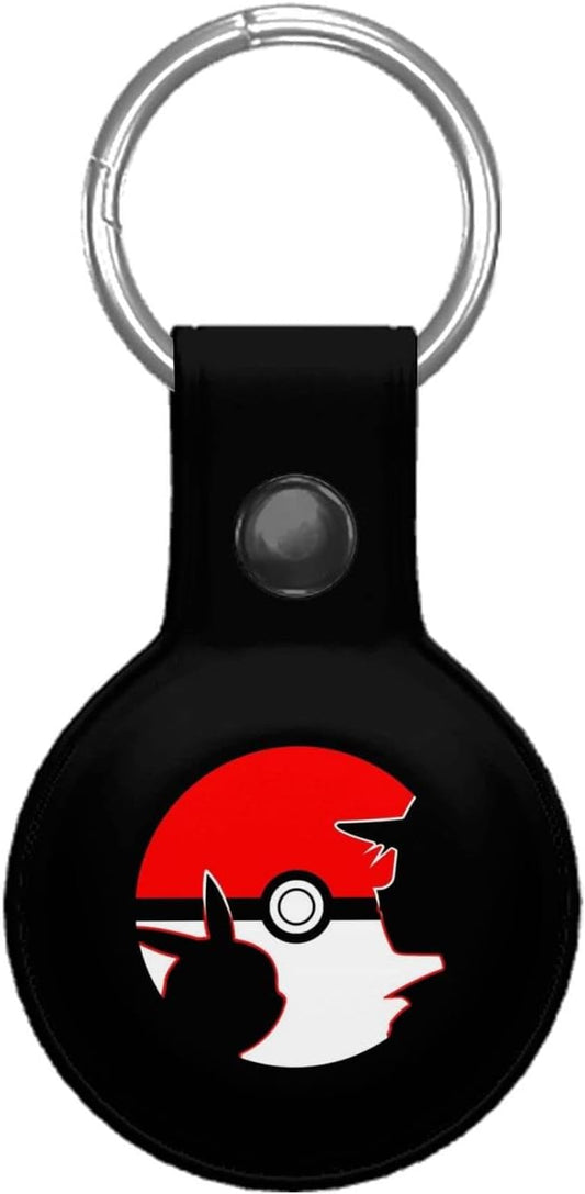 Anime Airtag Holder Compatible for Air Tag Case Keychain Key Ring, Leather Protective Cover Suitable for Kids Bag Dog Collars, Multi-Color Airtag Accessories  TumzfhQ   