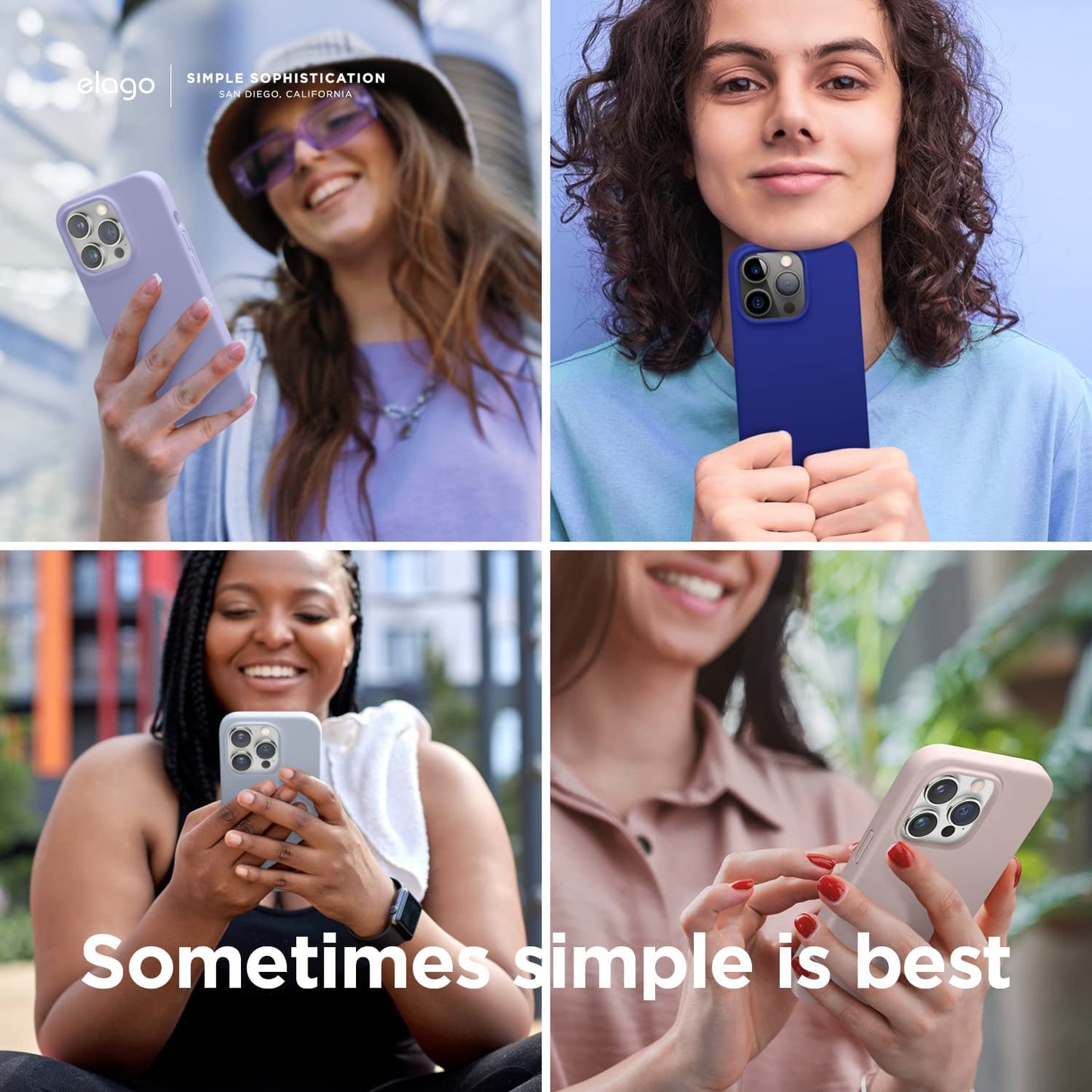 Elago Compatible with Iphone 14 Case, Liquid Silicone Case, Full Body Protective Cover, Shockproof, Slim Phone Case, Anti-Scratch Soft Microfiber Lining, 6.1 Inch (Cobalt Blue)  elago   