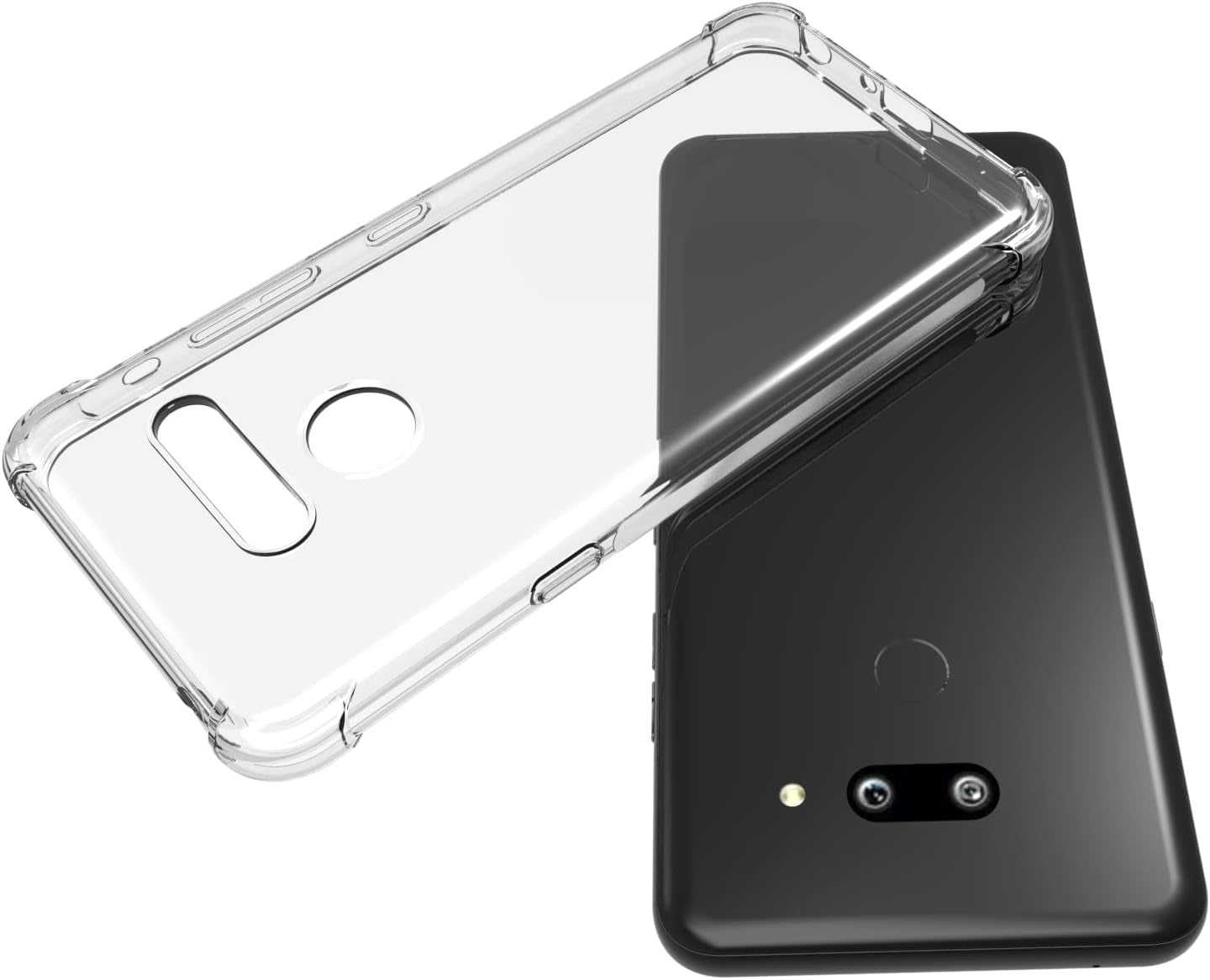 USTIYA Case for LG G8 Thinq Clear TPU Four Corners Protective Cover Transparent Soft  Shenzhen Jinyi Technology Co., Ltd.   