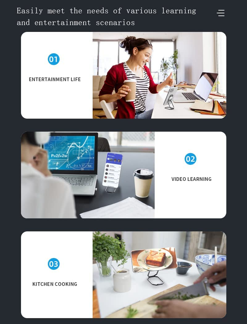 Phone Ring Holder Metal Kickstand 360° Foldable Swivel Cell Phone Finger Grip Stand Compatible with Iphone Ipad Smartphones Tablet  Rimyam   